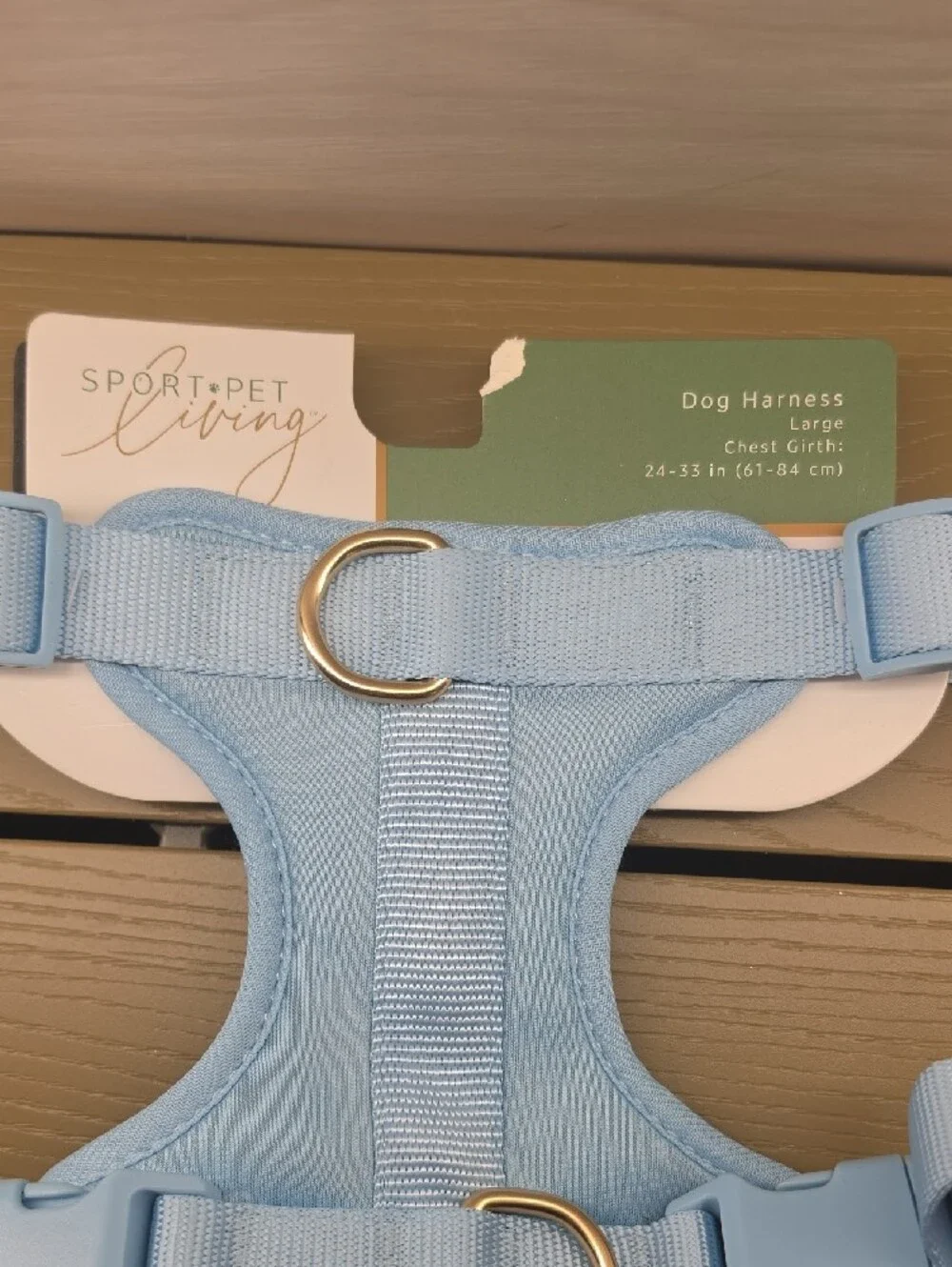 Light Blue Dog Harness